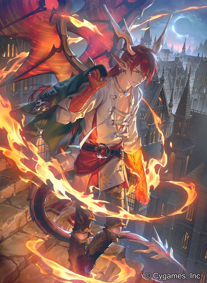 ocolorboard's tweet image. Shadowverse EVOLVEにて「焦熱の竜翼・ドラーク」のイラストを担当しました
#エボルヴ