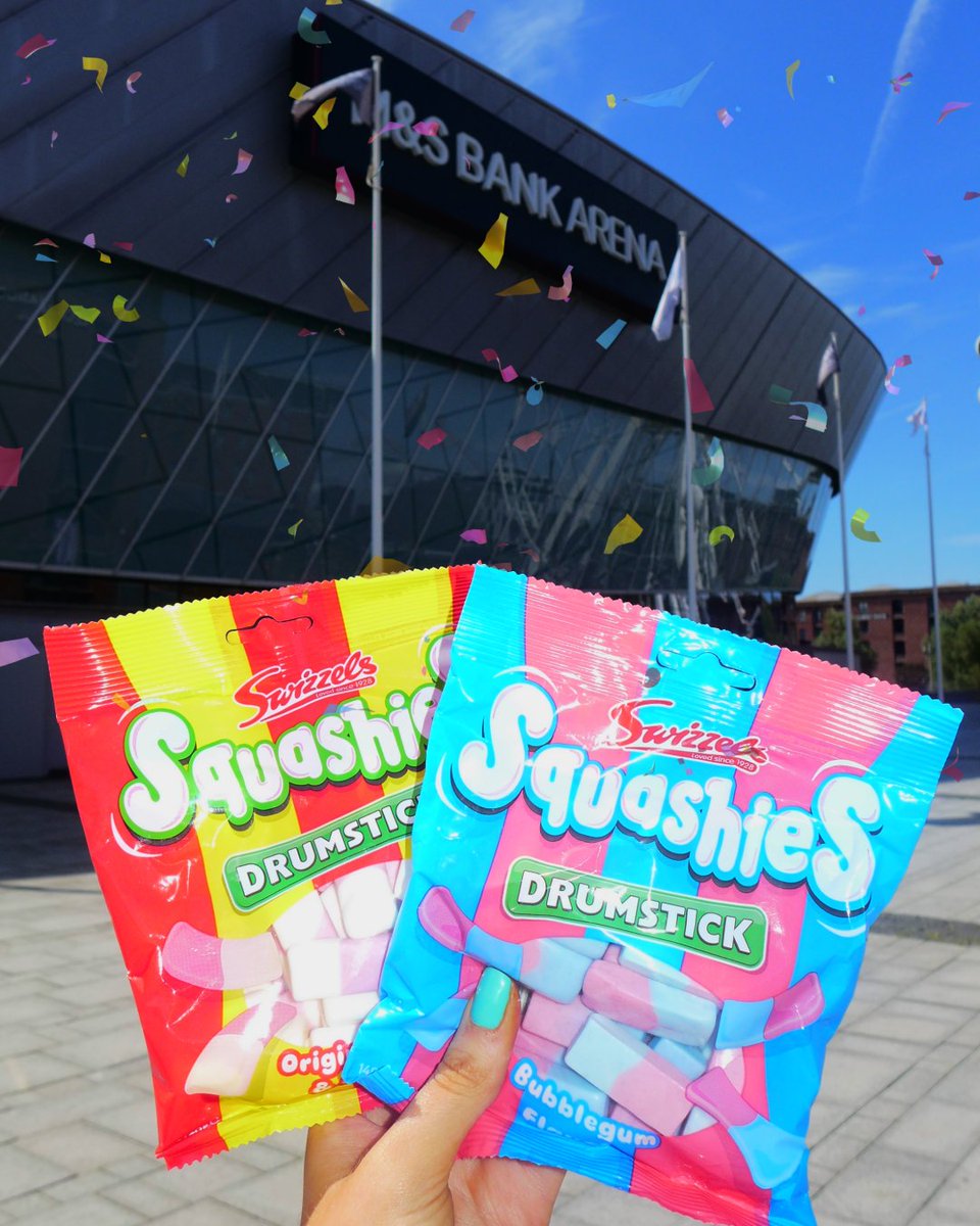MandSBankArena's tweet image. Something sweet is squashing its way into Liverpool.
We're VERY excited to announce our partnership with @SwizzelsMatlow as our official sweet supplier! 🍬
Get ready to enjoy Squashies at our shows, adding an extra touch of sweetness to your experience. 😋