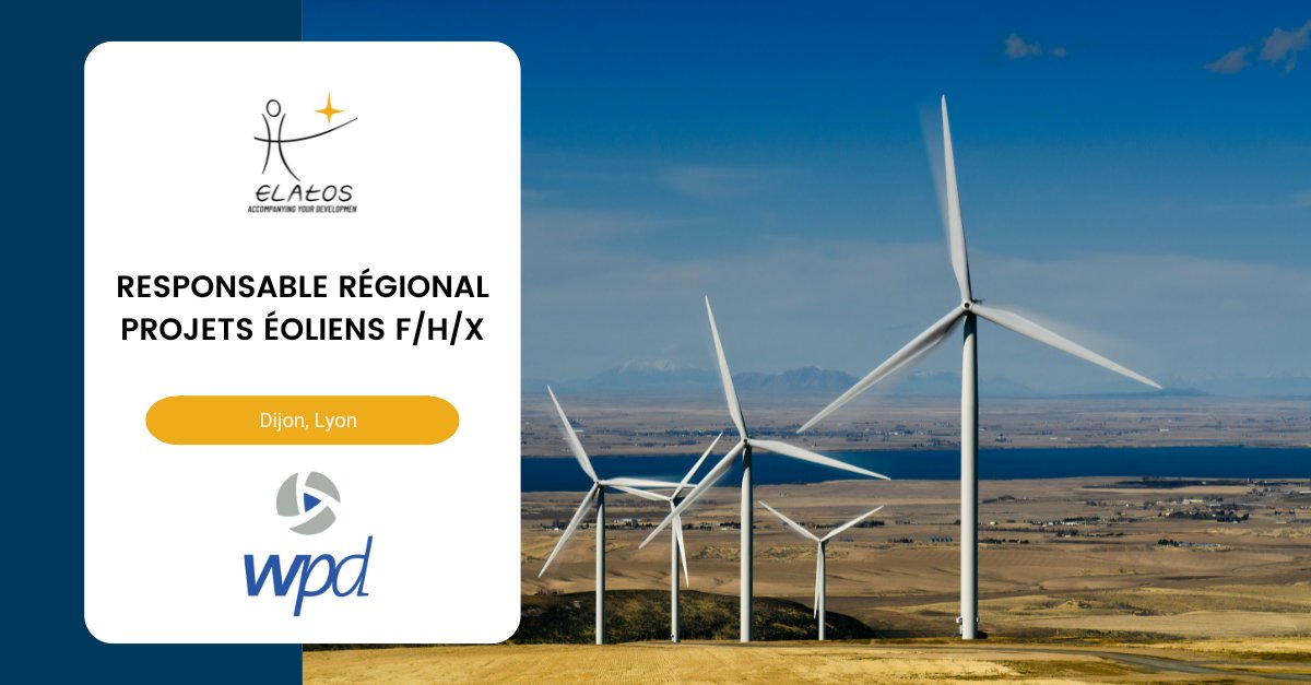 ☀️Rejoignez un groupe solide, en pleine croissance et doté d’une culture d’entreprise forte.

 #Recrutement Responsable Régional Projets éoliens F/H/X pour WPD à Dijon, Lyon. 

→ bit.ly/4lkI1ls

#emploi #recrutement