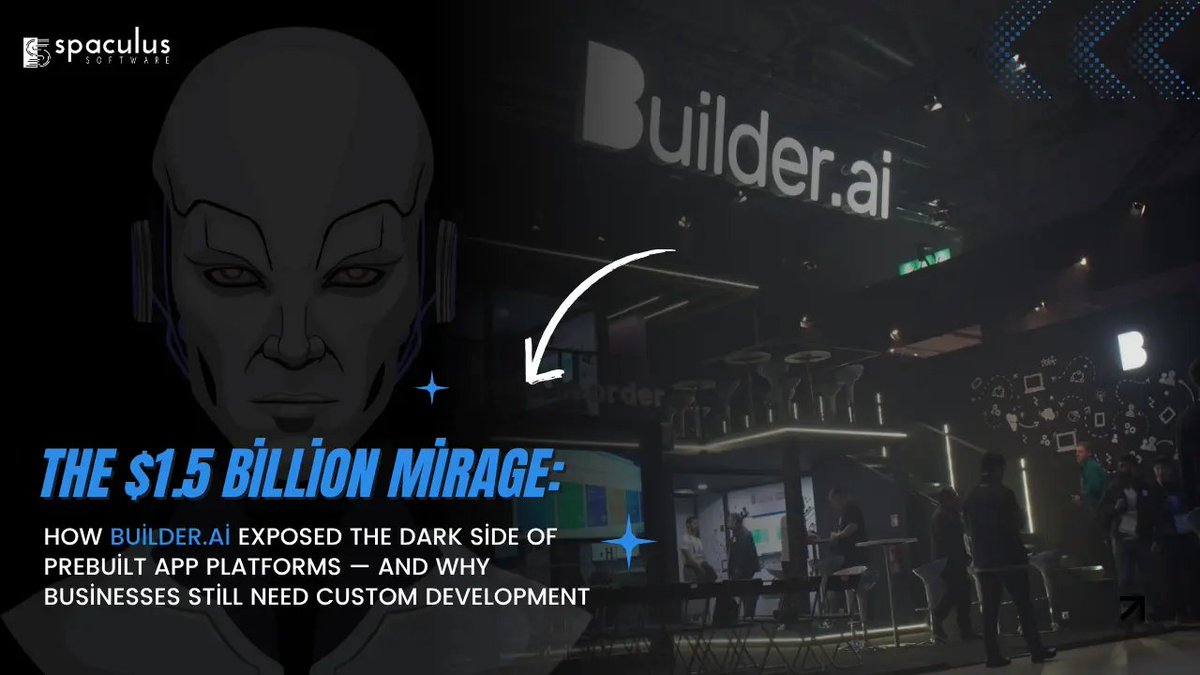 Spaculus's tweet image. Builderai sold the AI dream. Behind it? Manual coding, fake reviews, and inflated claims. The truth is out.
Read This: spaculus.com/news/builderai…
#AIExposed #StartupLessons #Spaculus #Spaculussoftware