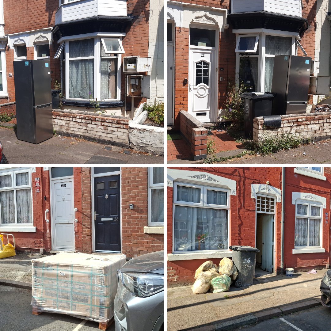 LeicRecycles's tweet image. City wardens are back out and about in the wards dealing with items dumped in the road or blocking the pavements including builders materials and fridges. After speaking to residents these have now been removed.