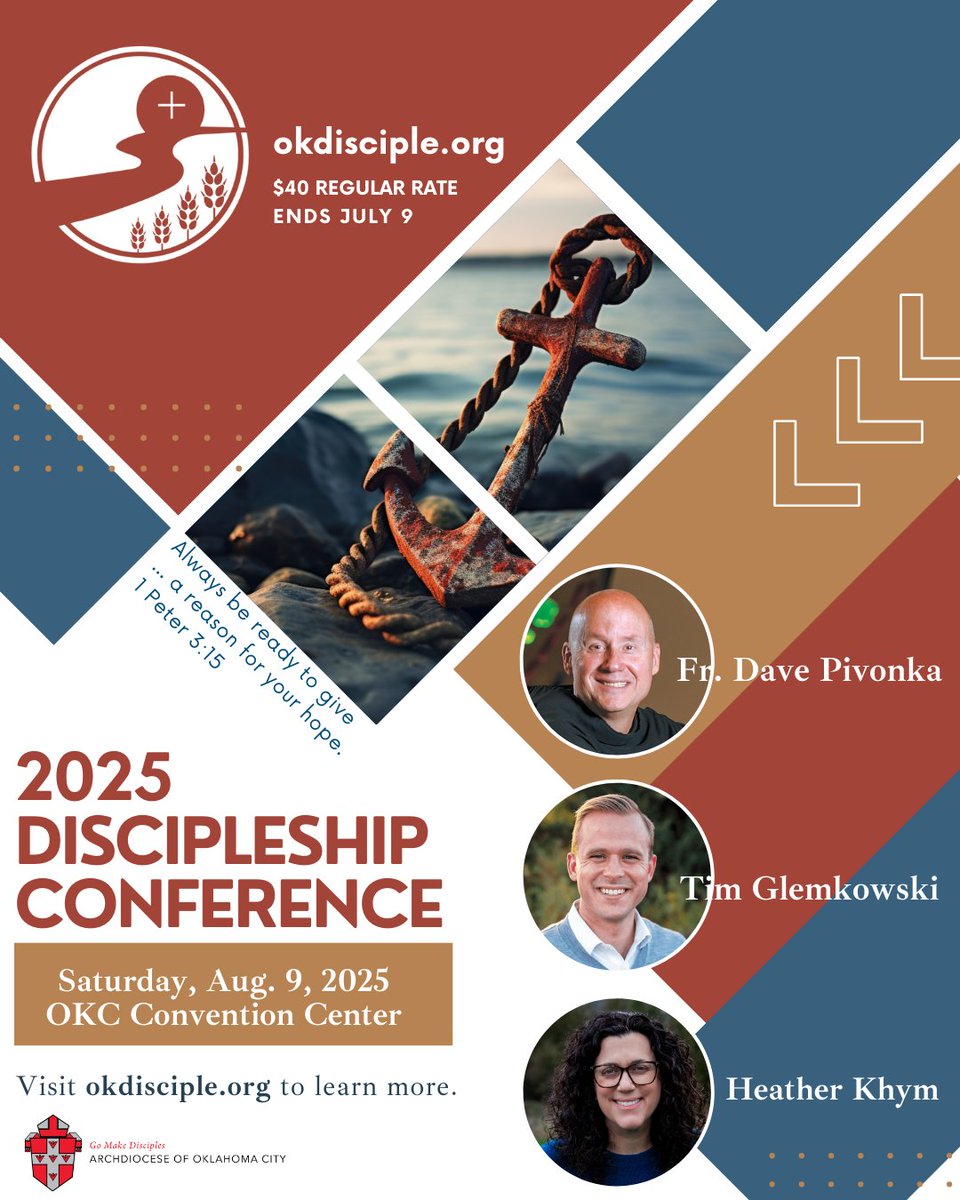 Registration deadline for the Discipleship Conference is extended to July 21, but DON'T DELAY because we will sell out! Visit okdisciple.org today!