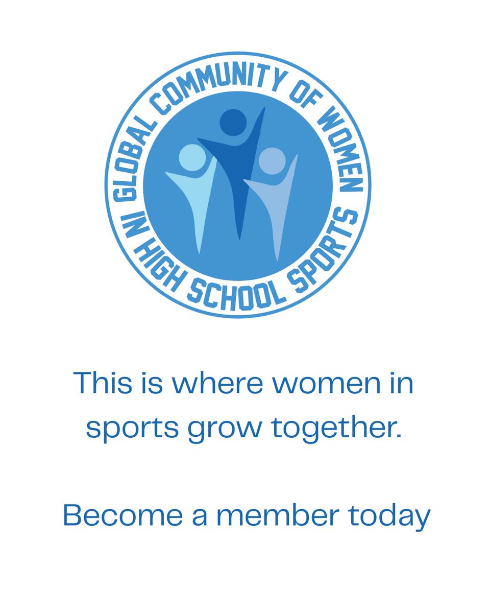 GCWHSS's tweet image. We’re a global movement of women in high school sports.
💬 Monthly Master Classes
🤝 Real community
📈 Tools that grow your leadership
Join us:loom.ly/ivpPix0
#JoinGCWHSS #SportsLeadership