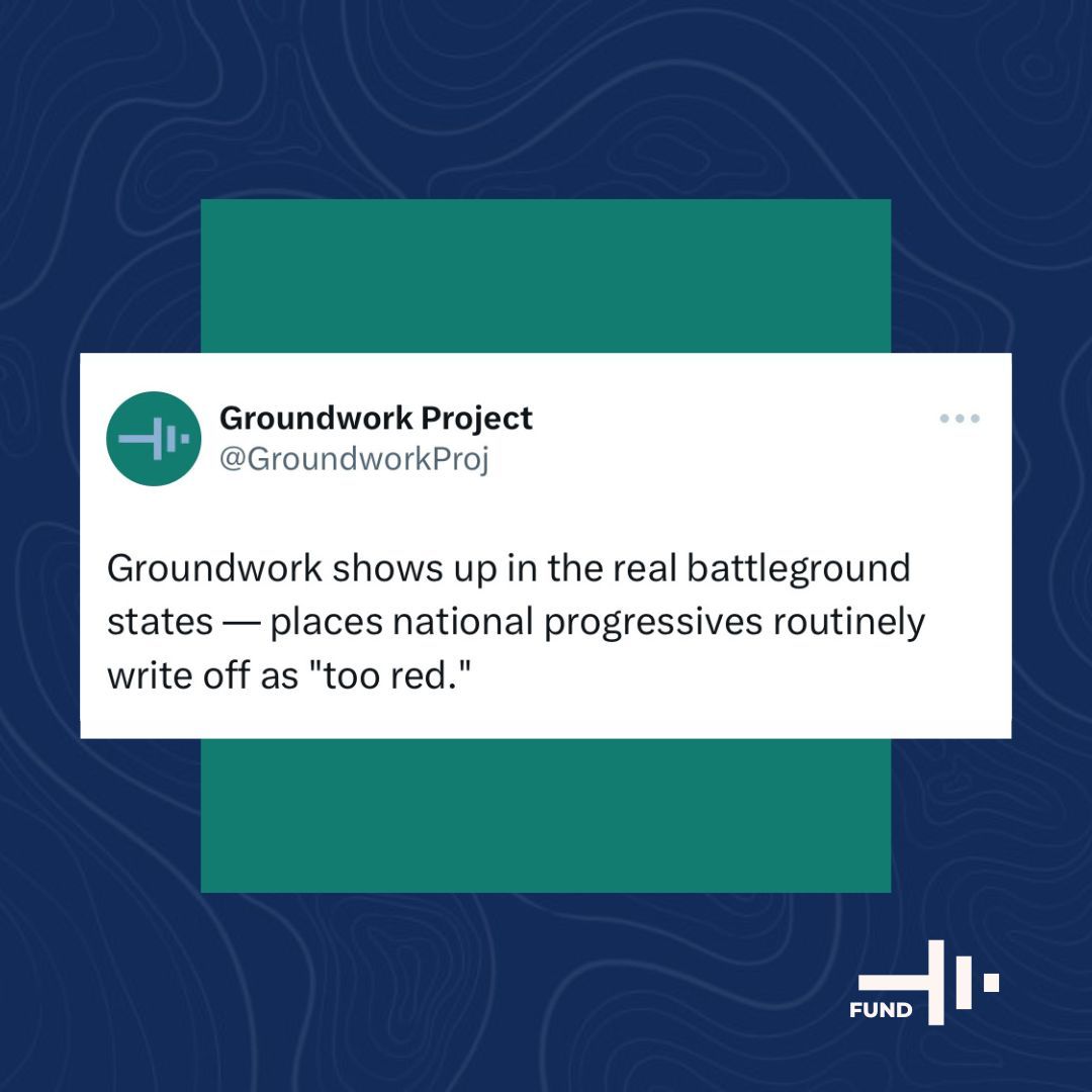 claynmiddleton's tweet image. As a member of Groundwork Project’s National Advisory Board, I am committed to building power in communities across the Deep South, Appalachia, and the Plains. These regions are at the heart of the fight for justice, equity, and democracy. Read more: GroundworkProject.com