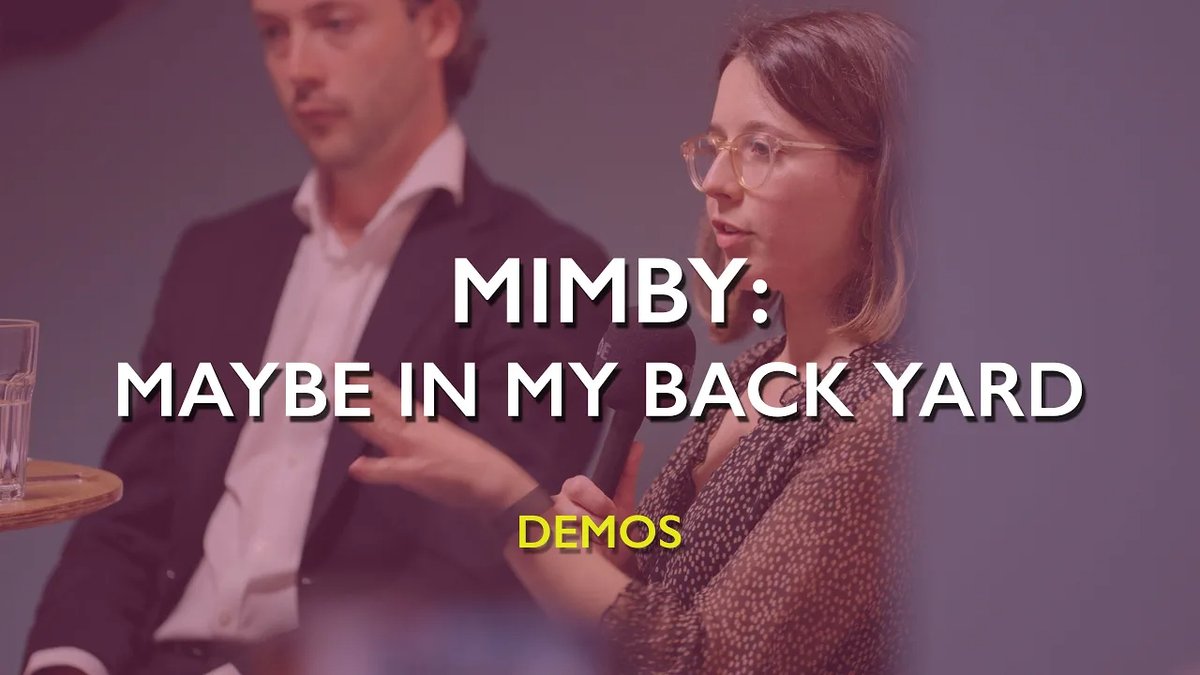 📽️ New film by LDN Collective Media

‘Maybe In My Back Yard’ captures the launch of <a href="/Demos/">Demos</a>’ latest housing report, reframing the NIMBY/YIMBY debate with voices from <a href="/RTPIPlanners/">Royal Town Planning Institute</a>, @lpoolcityregion, Planning Inspectorate &amp; more.

🎬 Watch: f.mtr.cool/tmlxdvcsge

#MIMBY