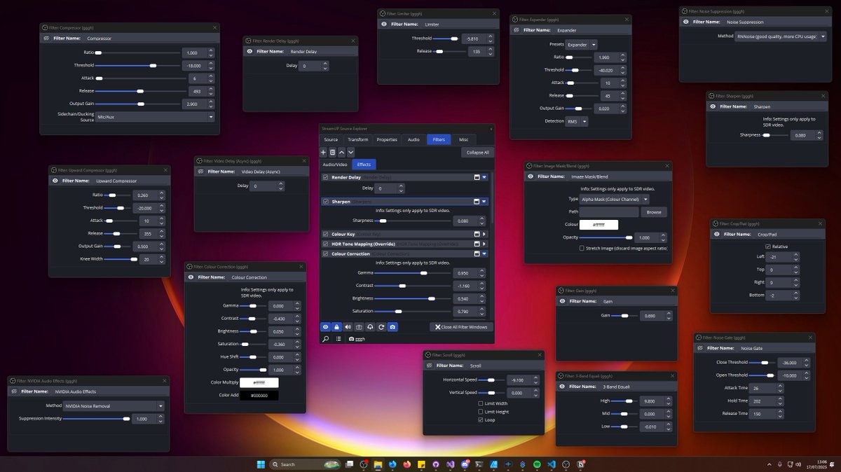 Andi_Stone's tweet image. Ever wanted to edit multiple filters in OBS at the same time?!??

Follow / Subscribe so you don&apos;t miss my new plugin drop!