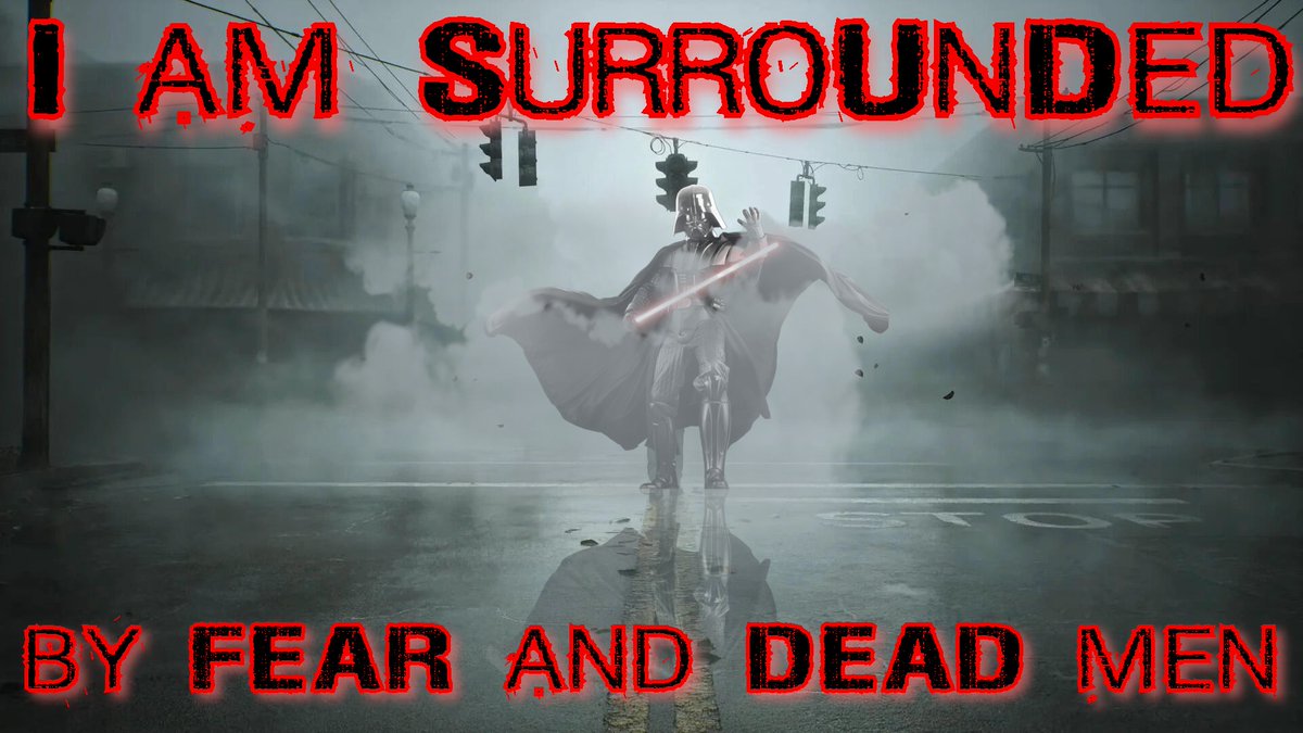 NormalVader's tweet image. BREAK THE NEWS🚨: Silent Hill has entrapped Darth Vader.