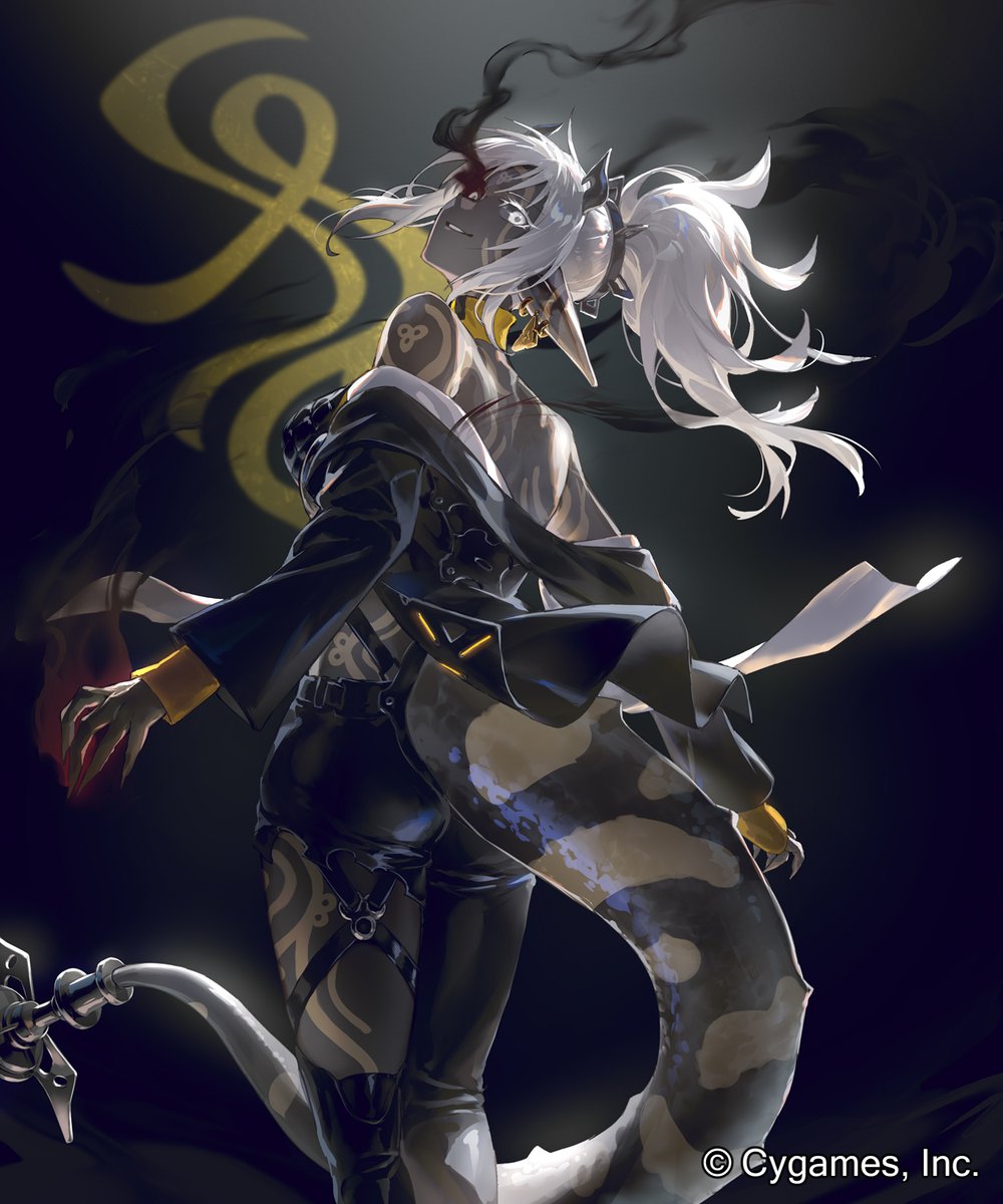 ocolorboard's tweet image. Shadowverse: Worlds Beyondにて「灼熱のアナテマ・バーンドナイト」のイラストを担当しました
 #シャドバWB