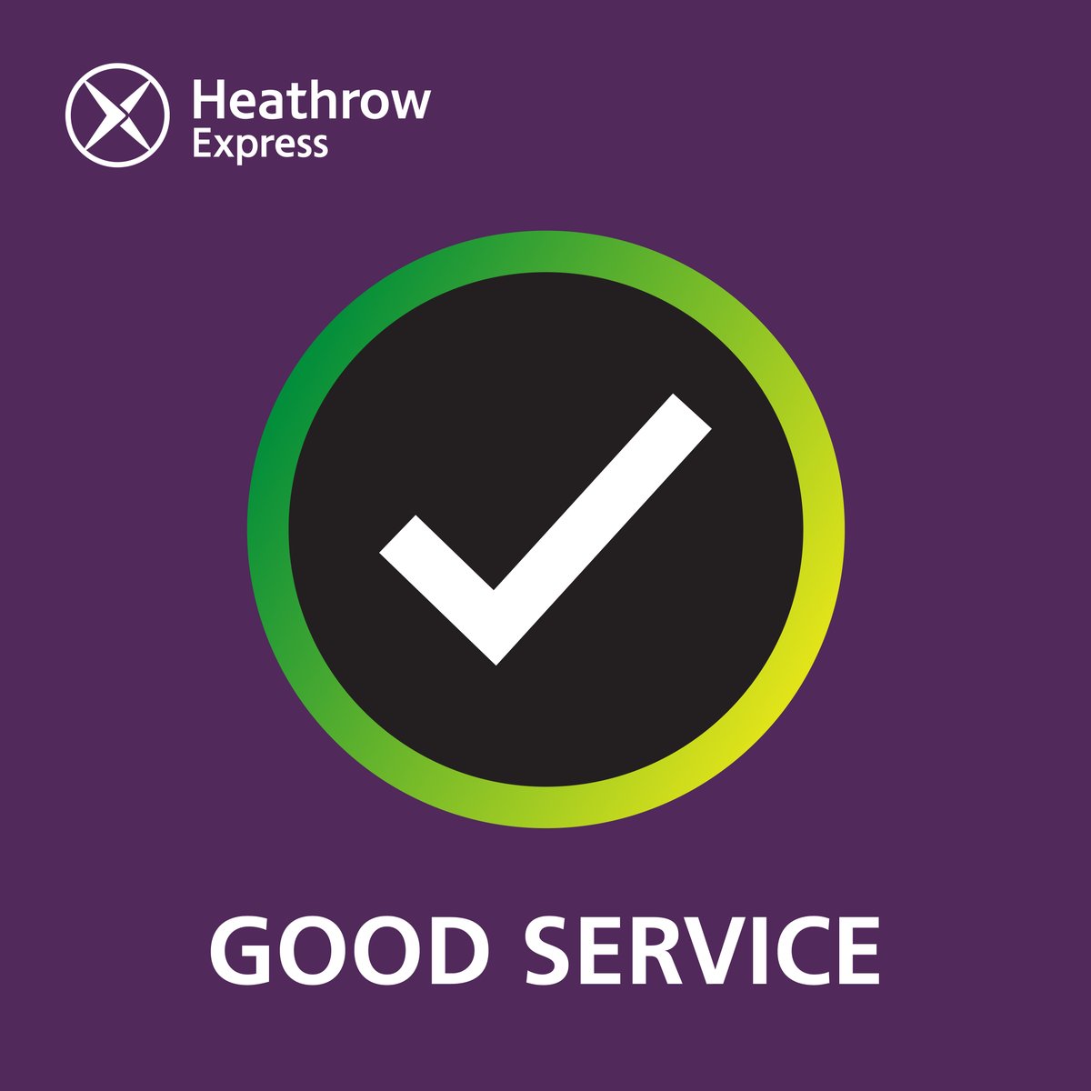 HeathrowExpress's tweet image. We are pleased to announce that following earlier disruptions, Heathrow Express trains to and from Heathrow are now running on time. We appreciate your patience and understanding during the disruption and wish you a smooth and pleasant journey.