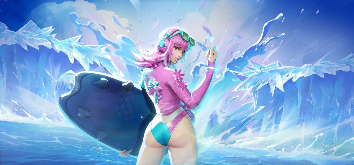 RivalsLeaks's tweet image. Luna Snow's Last Frame MVP Screen with recolors
#MarvelRivals
