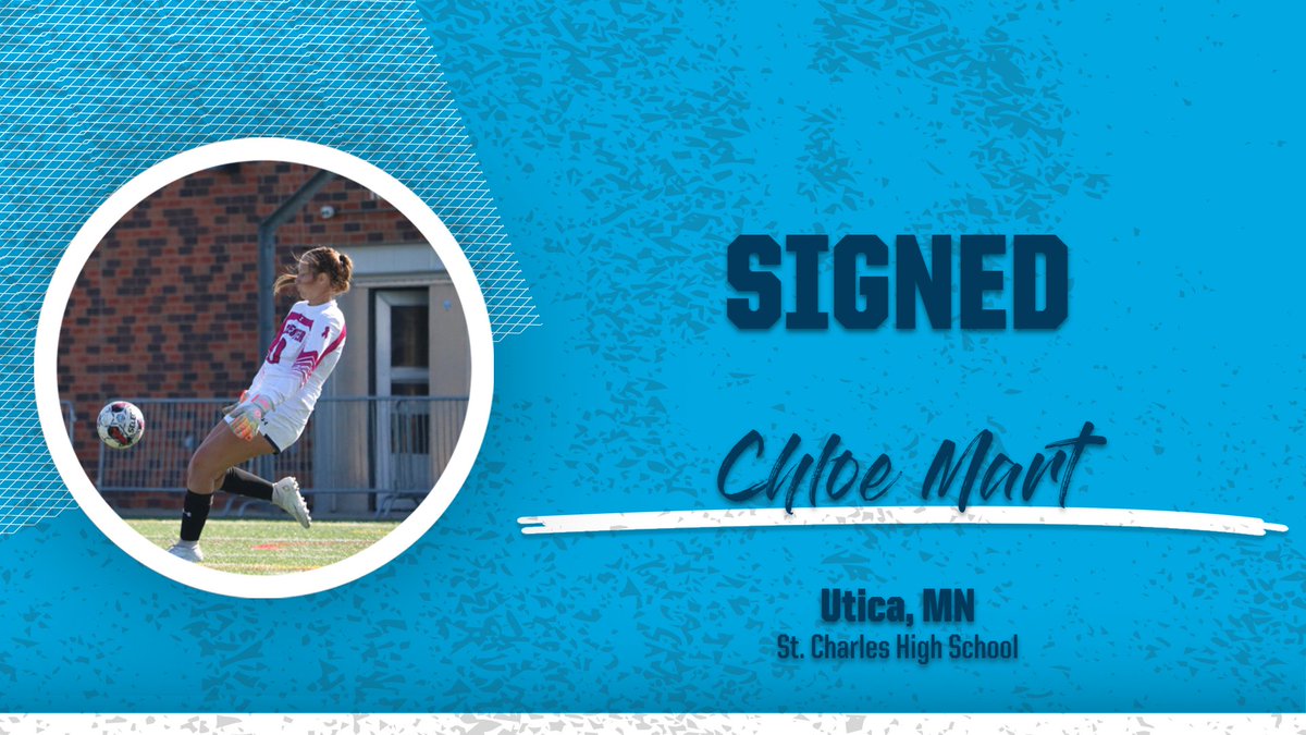 Excited to announce the next student athlete to take on the challenge to join our first ever roster at Dakota State University Soccer. Welcome Chloe!! Go Trojans!