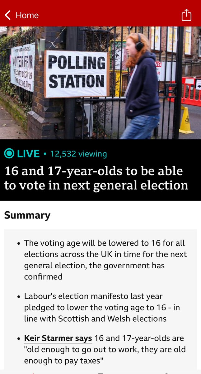 HannahKBardell's tweet image. Good to see the rest of the UK catching up with Scotland. 

A reminder to journalists and broadcasters alike, 16 and 17 year olds already have the right to vote in Scotland! 

🏴󠁧󠁢󠁳󠁣󠁴󠁿 🗳️ 👏