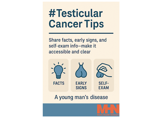 🙋‍♂️ Did you know that testicular cancer predominantly affects males between the ages of 15 and 35, making it the most common #cancer in this age group?

Self-examinations are your best #defense.

To learn more, visit the Men’s #Health Network’s page: ow.ly/WK5T50Wn7ik