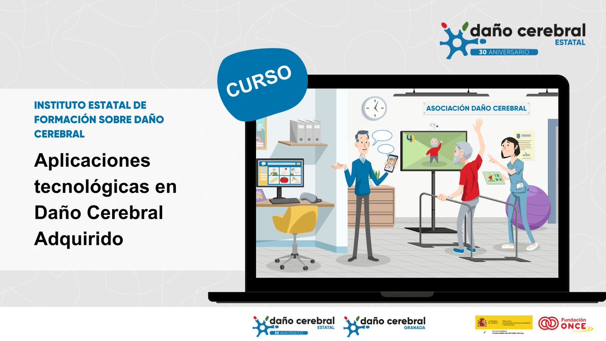 📢Curso | Aplicaciones tecnológicas en #DCA 

📌  Ventajas e impacto en la vida autónoma.
📌  Tipos y características.
📌  Aplicaciones en fisioterapia, logopedia, terapia ocupacional y neuropsicología.

Dirigido a profesionales del ámbito sociosanitario.
fedace.org/consulta_conta…