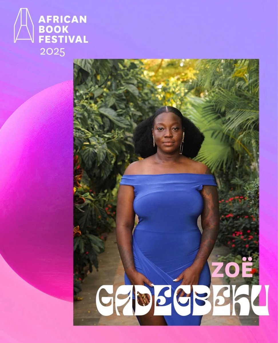 WVUPRESS's tweet image. Only ONE DAY left to #ABF2025 !!
Zoë Gadegbeku will be at the African Book Festival @abfberlin in Berlin, Germany! She’ll be participating in multiple events on Sunday:
11am CEST —— IMAGINED COMMUNITIES: Fiction & Environmental Change
12:30pm CEST —— LOVE & VENGEANCE: The…