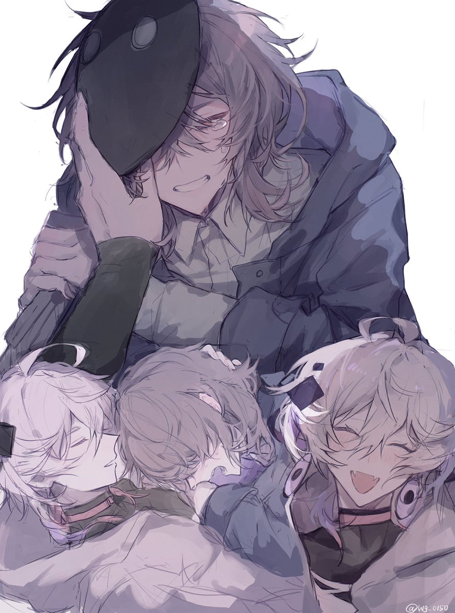 wg_0150's tweet image. #wg_oc
白ヤモリ(と人間)