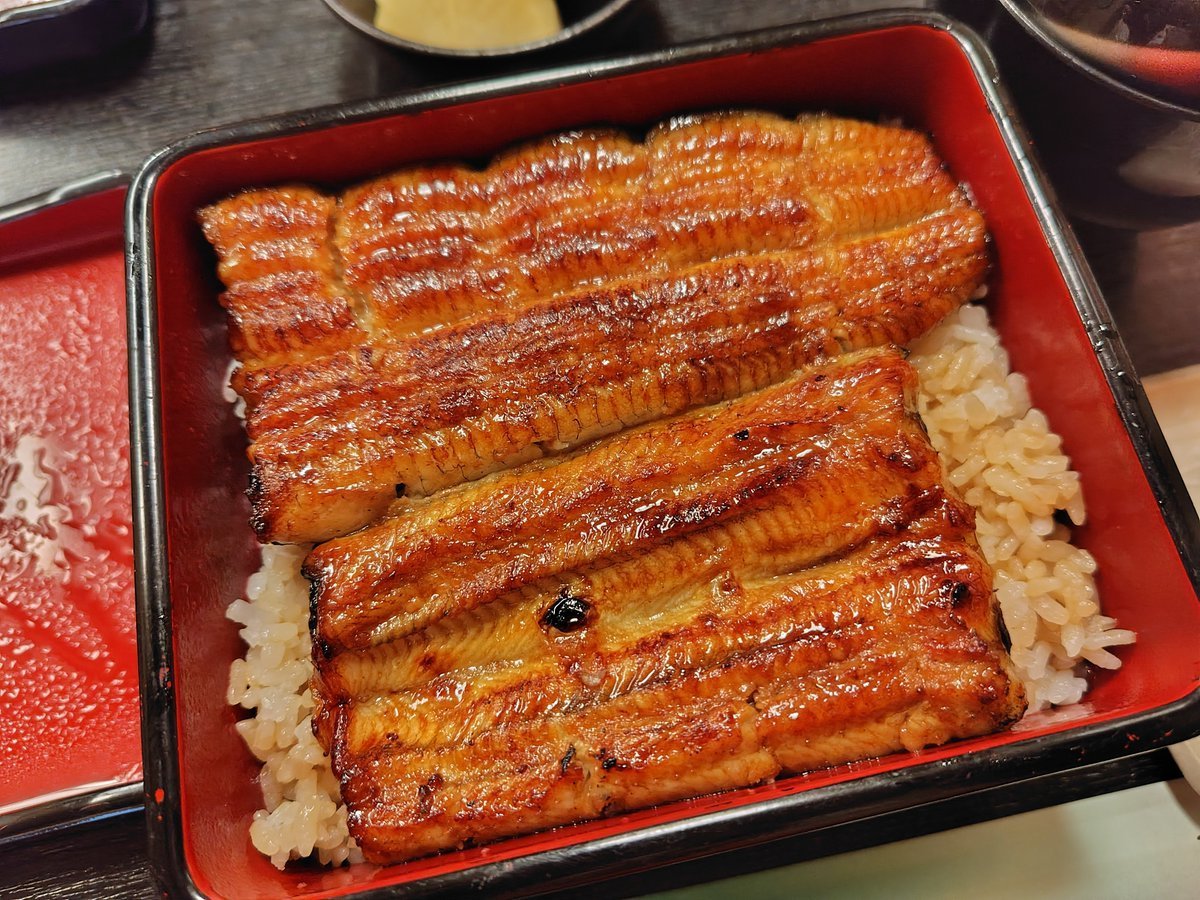 comachisane's tweet photo. 一足お先に。
夏ノ暑サニモマケヌ丈夫ナカラダ、
作りましょう。

#土用の丑の日 #平賀源内 
#グルメ情報 #美味いもん 
#日本橋 #いづもや 
#うなぎ #うな重 #鰻 
#滋養強壮 #栄養満点 
#ごちそうさまでした 
#健康管理 #元気チャージ 
#ご自愛ください 
#夏 #風物詩 #暑さ対策 
#宮沢賢治 https://t.co/gRnKc0zyzj