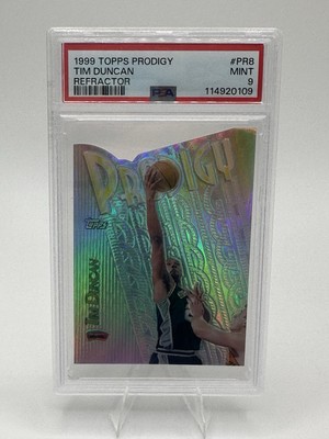 gems_card's tweet image. Tim Duncan 1999 Topps Prodigy REFRACTOR Die-Cut #PR8 San Antonio Spurs PSA 9 #ad #thehobby ebay.com/itm/3967334021…