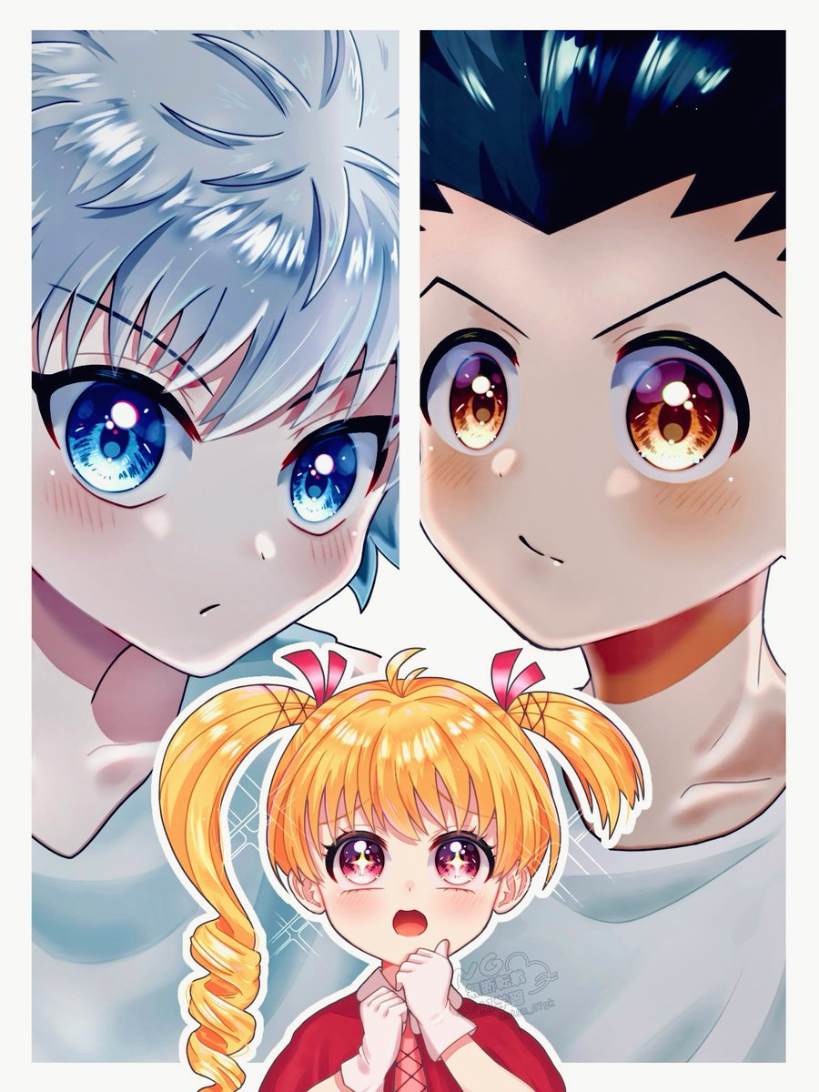 utsm_07gk's tweet image. この2人  原石！
#hxh #hxhfanart