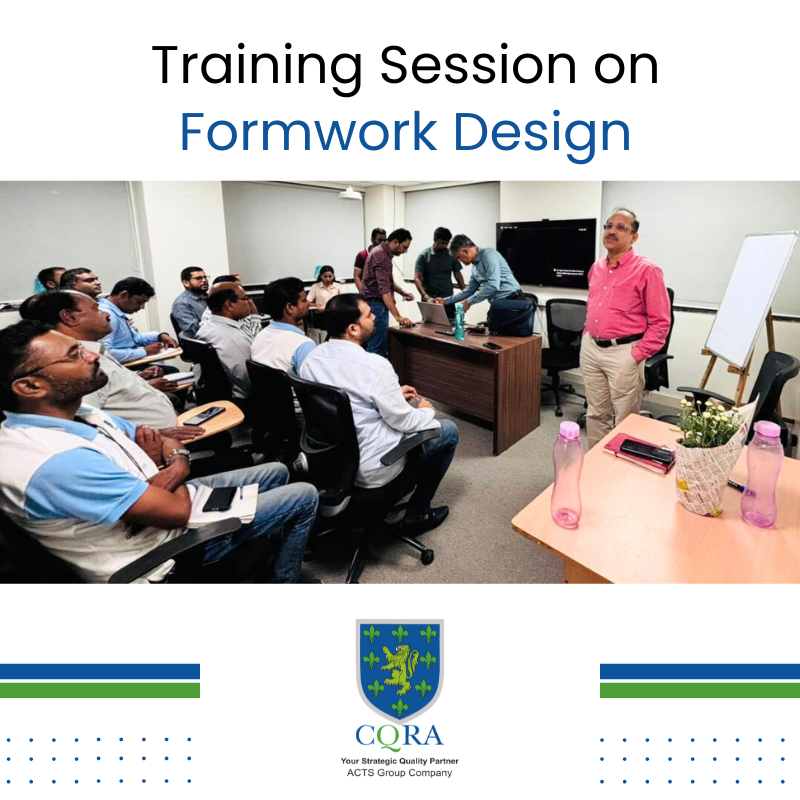 Cqra_Pvt_Ltd's tweet photo. Formwork Design Training at CQRA!
Led by industry expert Ramnath Bhat (30+ yrs exp., 200+ infra projects), the session empowered professionals with real-world insights on metro, flyover &amp; bridge structures.

#CQRA #FormworkDesign #ConstructionTraining #MetroRail #CivilEngineering https://t.co/kI4PmlZYAH