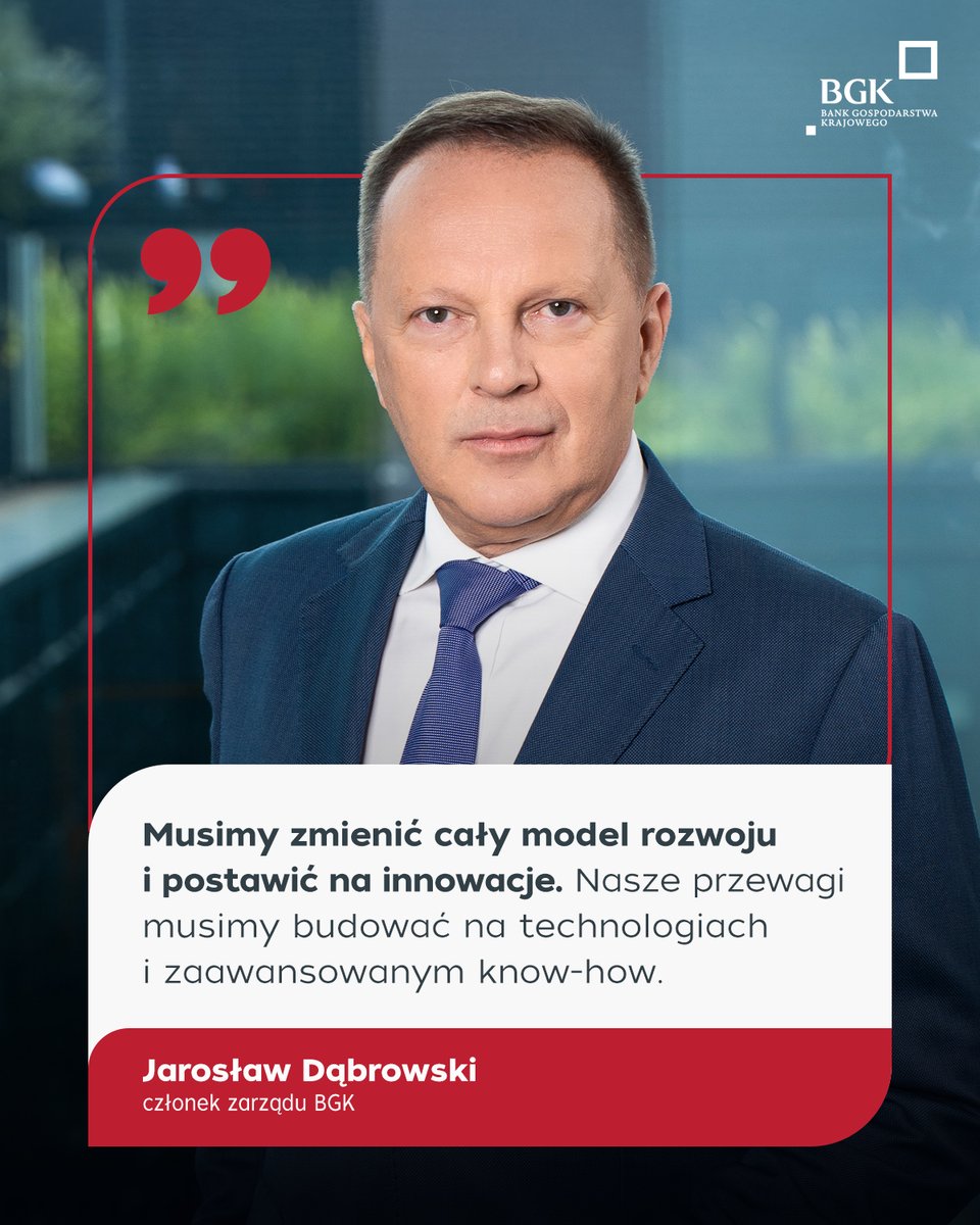 BGK_pl's tweet image. Jak zwiększyć atrakcyjność polskiej gospodarki na arenie międzynarodowej?
Na to pytanie odpowiada członek zarządu #BGK, Jarosław Dąbrowski, w rozmowie z @wnppl
Pełna rozmowa dostępna jest tutaj: 👉 bit.ly/rozmowa-wnp