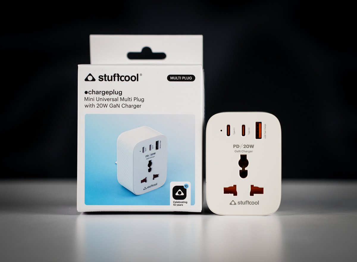 TechFactsRafee's tweet photo. A must have travel gadget π₯
This is #Stuffcool Universal ChargePlug 20W Gan charger.
It has a Universal socket
2x typeC (20W)
1 USB-A (18W)
Max power o/p: 20W
charges iPhone 50% in 30min
1 adapter π wide compatibility π€
price :βΉ999
https://t.co/hHkgUFHIHW
@Stuffcool https://t.co/fjZoS8RTGd