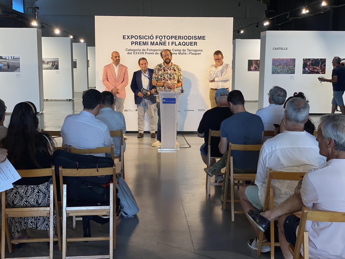 Col·legi de Periodistes de Catalunya (@periodistes_cat) on Twitter photo Inaugurada l’exposició “Premi de Fotoperiodisme Camp de Tarragona”, amb les fotografies presentades al Premi de Periodisme Mañé i Flaquer (2024).
Fins 24/08/2025
Sala 2. Refugi 1 <a href="/MolldeCosta/">Moll de Costa - Port de Tarragona</a>
<a href="/PortTarragona/">Port Tarragona</a>
<a href="/periodistes_cat/">Col·legi de Periodistes de Catalunya</a>
<a href="/AjTorredembarra/">Aj. de Torredembarra</a>
<a href="/Repsol/">repsol</a>
periodistes.cat/actualitat/not… Inaugurada l’exposició “Premi de Fotoperiodisme Camp de Tarragona”, amb les fotografies presentades al Premi de Periodisme Mañé i Flaquer (2024).
Fins 24/08/2025
Sala 2. Refugi 1 <a href="/MolldeCosta/">Moll de Costa - Port de Tarragona</a>
<a href="/PortTarragona/">Port Tarragona</a>
<a href="/periodistes_cat/">Col·legi de Periodistes de Catalunya</a>
<a href="/AjTorredembarra/">Aj. de Torredembarra</a>
<a href="/Repsol/">repsol</a>
periodistes.cat/actualitat/not…
