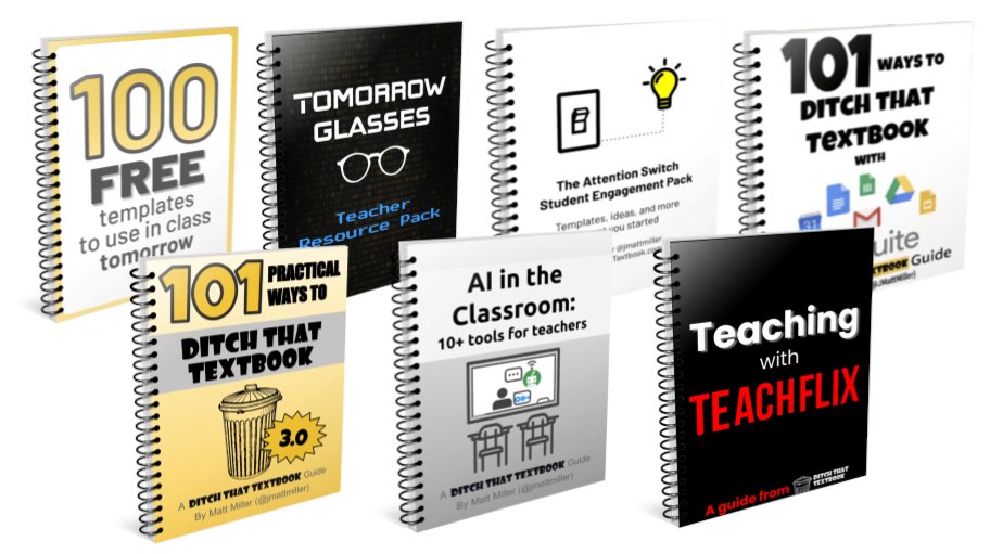 DitchThatTxtbk's tweet image. 💌 Don’t miss out on the latest teaching hacks! Subscribe to the Ditch That Textbook newsletter. Get inspired by fellow educators, explore new tools, and receive practical tips.
Bonus: FREE ebooks! Sign up now and revolutionize your teaching! ditchthattextbook.com/join/