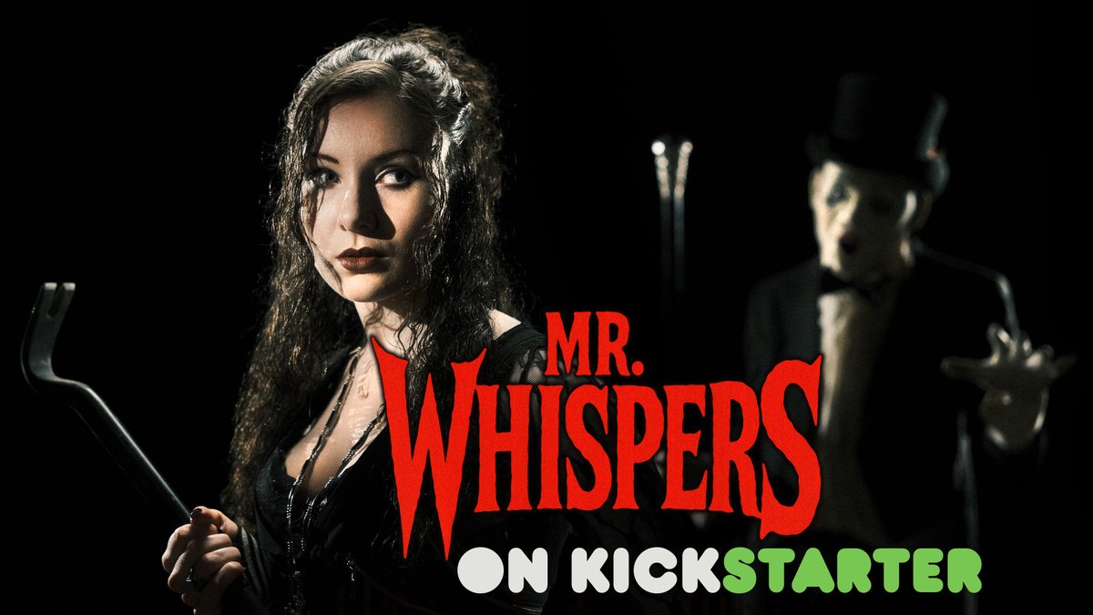 LawrieBrewster's tweet image. LAUNCHING TODAY @MeganTremethick stars in the utterly creepy Mr. Whispers, a deeply disturbing 90s-inspired #horror. We need everyone who likes our creepy stuff to hit the link, and slam that ‘Notify Me on Launch’ button! We're counting on you! 😊 kickstarter.com/projects/bteam…