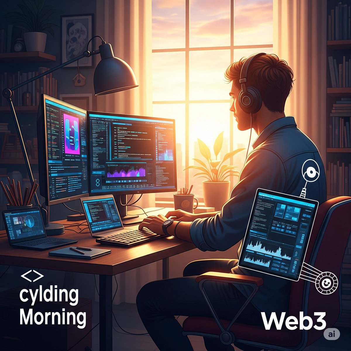 nexaro_XYZ's tweet image. New day, new vibes — we move with purpose!
🌞 Grind mode: ON
💻 Code dey run
🎨 Design dey drip
🚀 Web3 still dey my radar
GM EVERYONE
Stay jiggy, stay hungry, stay focused.
#MorningVibes #NexaroPath #CodeAndDesign #Web3Energy #ToviraVibes 🛠️🔥