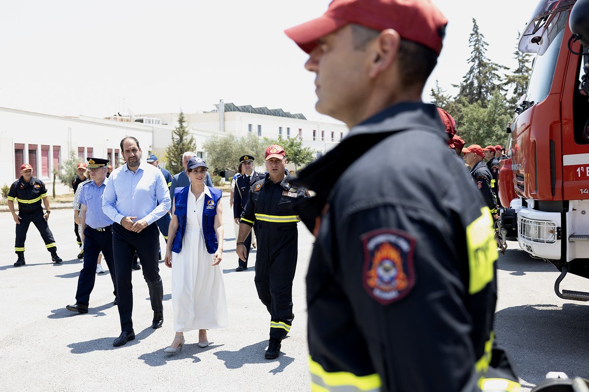 hadjalahbib's tweet image. Visited the impressive Elefsina Airbase, home to top-tier rescue teams and gear.
Met also with EMAK’s Special Disaster Response teams - always ready to act fast in fires, floods, earthquakes, and all-hazards. #Greece