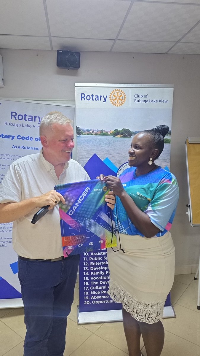 ritahsponsacris's tweet image. Good health is a special ingredient that supports peace, productivity, and development.
Screen for cancer today!
Register for the rotary cancer run today.
#CancerRunUg25