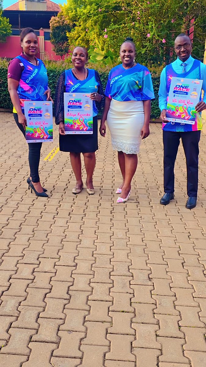 ritahsponsacris's tweet image. Good health is a special ingredient that supports peace, productivity, and development.
Screen for cancer today!
Register for the rotary cancer run today.
#CancerRunUg25