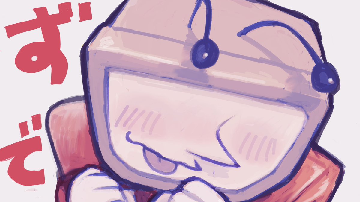 HIKA2533's tweet photo. Can't believe i spent the whole month drawing nothing but blushing TVs😭 help https://t.co/bUvF1gC7a1