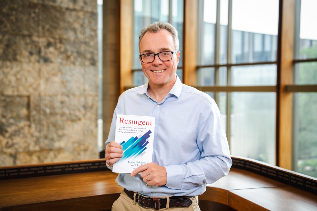 We’re proud to share “Resurgent: How Established Organizations Can Fight Back and Thrive in an Age of Digital Transformation” – a new book co-authored by Ivey Dean Julian Birkinshaw and John Fallon, former CEO of Pearson.⁠ ⁠ 

Learn more about Resurgent: ivey.uwo.ca/impact/read/20…