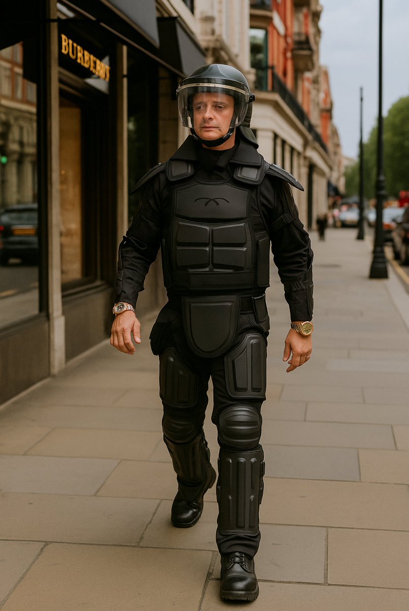 Just less than 10 years ago London was way safer place to live. Unfortunately it’s not the case any more in 2025.

This is how your need to be dressed if you wanna take your watches out and come home safe.