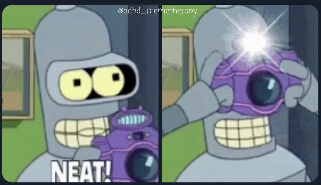 adhdmemetherapy's tweet image. ADHD people screenshotting and bookmarking everything because they&apos;re afraid of losing ideas only to never look at them again because the archive is now its own overwhelming problem: