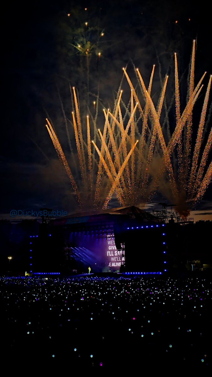 DuckysBubble's tweet image. Fireworks at Hobipalooza 💜🥹
