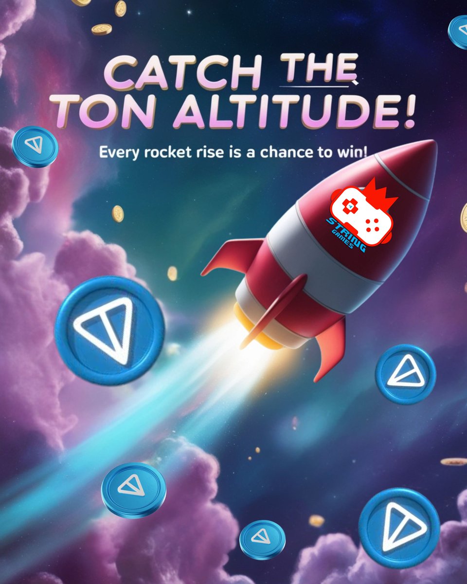 StringGames_'s tweet photo. ๐ String Games: Catch the TON Altitude!
Every rocket rise is a new chance to win big ๐ธ
๐ฏ Play. Rise. Earn.
Instant rewards on the TON Network!
๐ฎ Play Now: https://t.co/EoRff0Pmnj
#PlayToEarn #TONNetwork #TelegramGames #RocketGame #EarnCrypto #StringGames https://t.co/TaqrQmlqVH