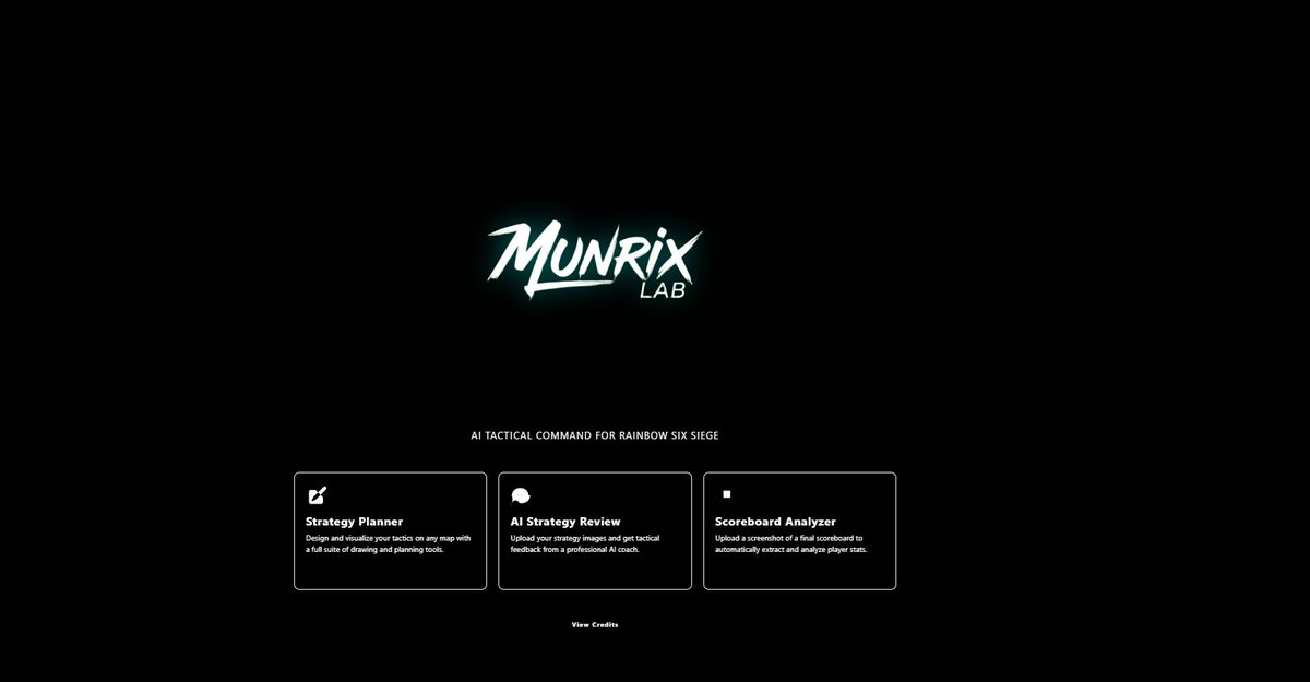 🚨 Siege Coaches...
 Google Slides sucks.

So I built something better.
A full toolkit made for Siege — with AI, auto stat parsing, and real strat-building tools.

Here's what it does 👇

🔗munrix.sbs