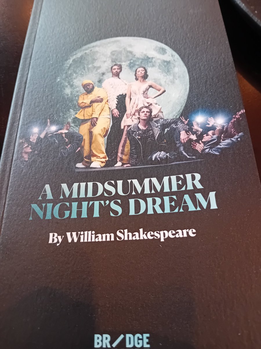 davidmorgan100's tweet image. It's a @_bridgetheatre afternoon , A Midsummer Night's Dream