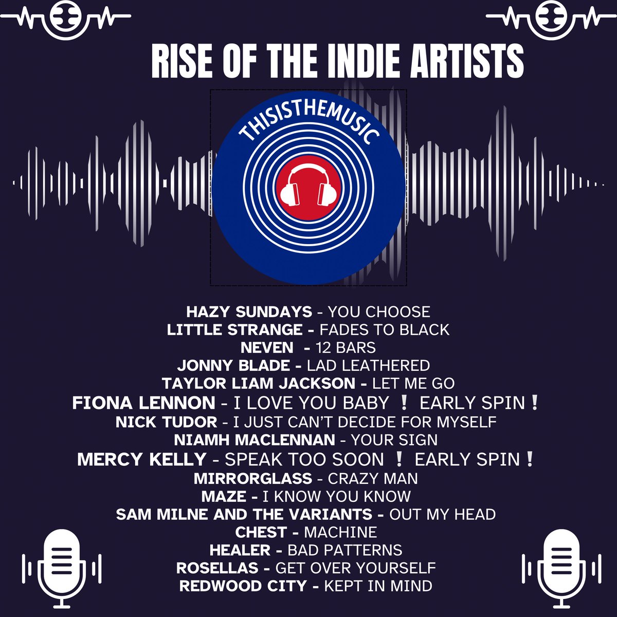 ThisIsTheMusic_ (@thisisthemusic2) on Twitter photo New show out now!!
<a href="/HazySundaysband/">Hazy Sundays</a> <a href="/lttlstrangeband/">Little Strange</a> NEVEN <a href="/JonnyBladeMusic/">JonnyBladeMusic</a> Taylor Liam Jackson <a href="/fiona_lennon/">Fiona Lennon</a> Nick Tudor Niamh Maclennan <a href="/MercyKelly_Band/">MERCY KELLY</a> MirrorGlass <a href="/mazeukmusic/">MAZE</a> <a href="/sam_millne/">Sam Millne</a> <a href="/ChestBand/">Chest</a> <a href="/thisishealerUK/">HEALER</a> <a href="/RosellasBand/">Rosellas</a> Redwood City
mixcloud.com/ThisIsTheMusic… New show out now!!
<a href="/HazySundaysband/">Hazy Sundays</a> <a href="/lttlstrangeband/">Little Strange</a> NEVEN <a href="/JonnyBladeMusic/">JonnyBladeMusic</a> Taylor Liam Jackson <a href="/fiona_lennon/">Fiona Lennon</a> Nick Tudor Niamh Maclennan <a href="/MercyKelly_Band/">MERCY KELLY</a> MirrorGlass <a href="/mazeukmusic/">MAZE</a> <a href="/sam_millne/">Sam Millne</a> <a href="/ChestBand/">Chest</a> <a href="/thisishealerUK/">HEALER</a> <a href="/RosellasBand/">Rosellas</a> Redwood City
mixcloud.com/ThisIsTheMusic…