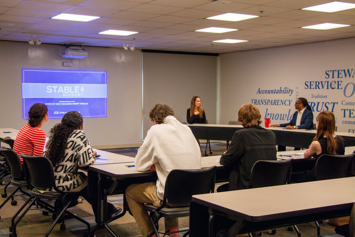OhioTreasurer's tweet image. This summer, our Lunch and Learn events gave our interns a closer look at the Treasurer’s Office and its departments. As the series wraps up, we’ve enjoyed hosting these sessions and offering our interns meaningful opportunities to learn and engage with our team.
