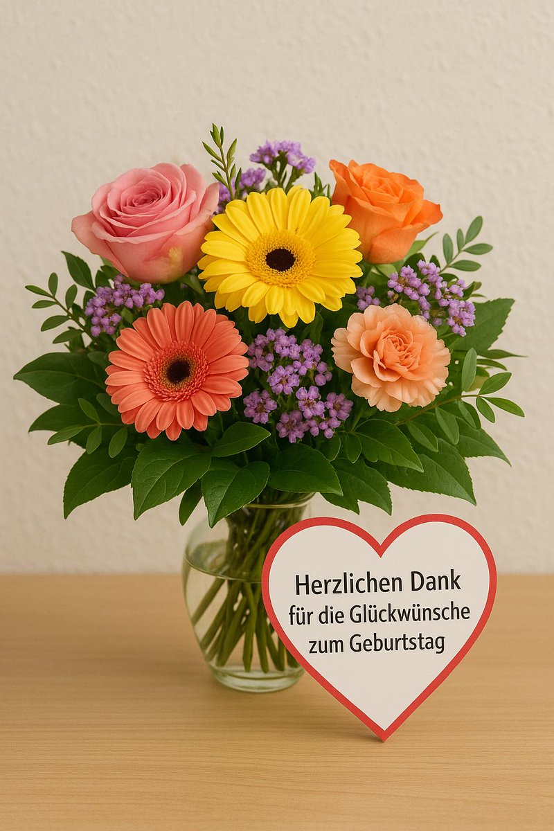 Vielen Lieben Dank an alle.🥰🌼🎂