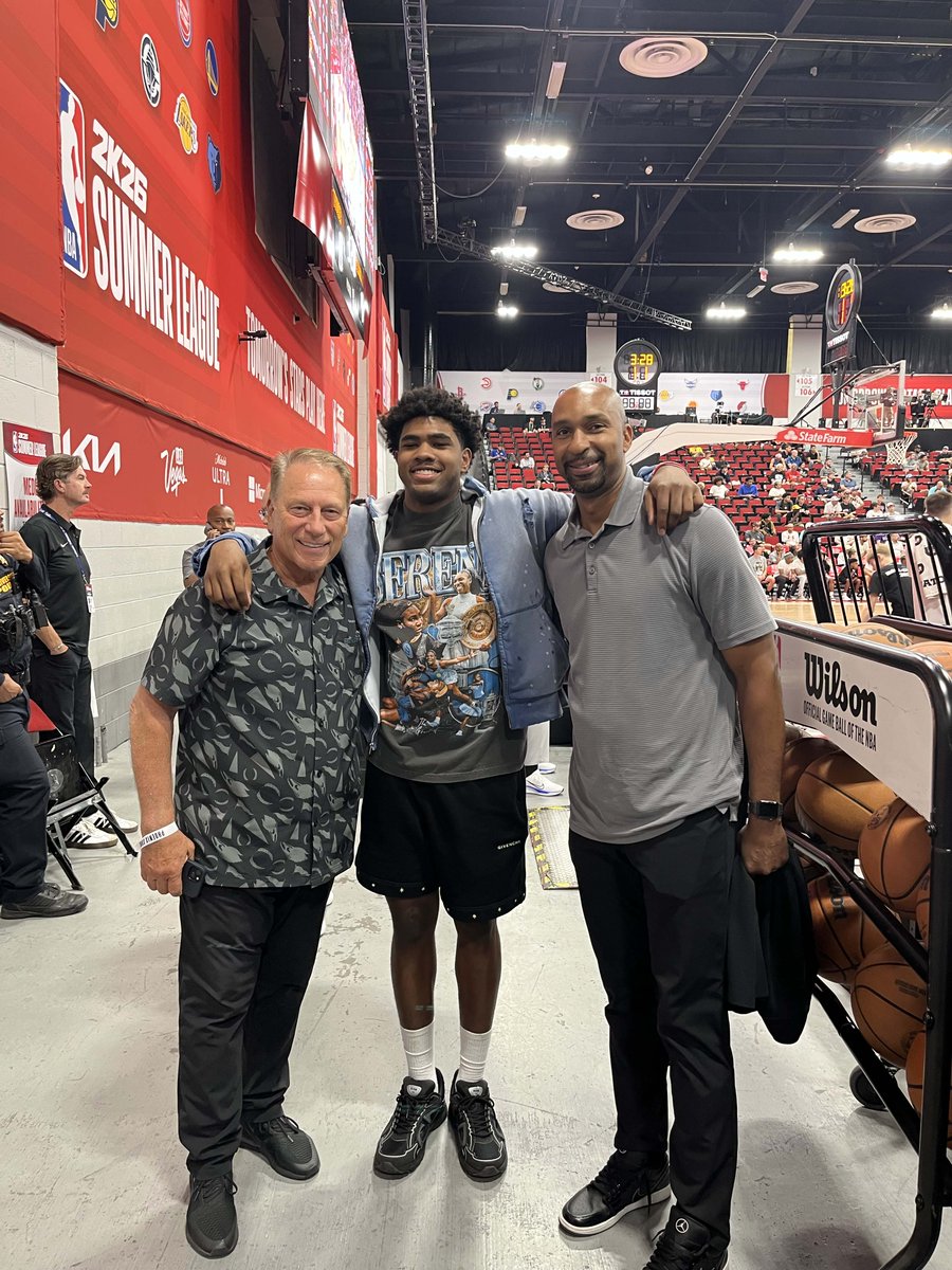MSU_Basketball's tweet image. Spartan Family at @NBA Summer League