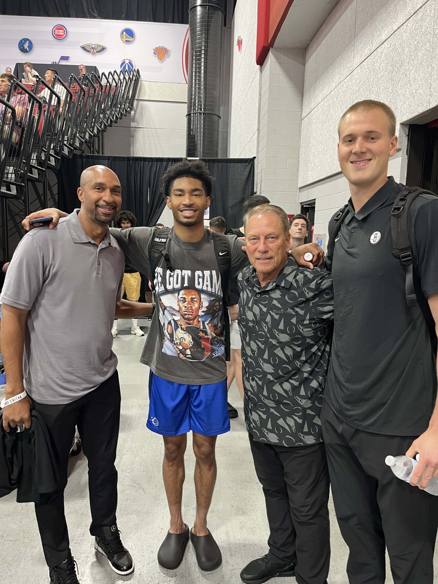 MSU_Basketball's tweet image. Spartan Family at @NBA Summer League