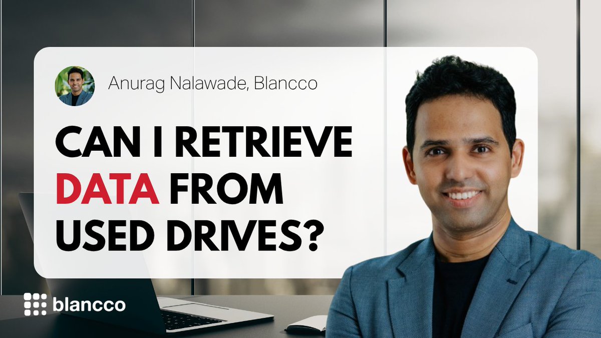 Can someone with no expertise in data recovery retrieve information from discarded hard drives?

In this entertaining presentation, Blancco's Anurag Nalawade shows why you should never risk used IT assets re-entering the market while bearing data.

bit.ly/3HMdeyQ