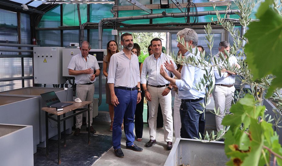 🔬🍅💧Habilitamos un laboratorio pionero sobre sequía y clima futuro en cultivos mediterráneos.

🥼 <a href="/RamonFPM/">Ramón Fernández-Pacheco M</a> visita las instalaciones de <a href="/IfapaJunta/">IFAPA</a> en Córdoba, un espacio puntero en investigación, innovación y formación.

➡️ lajunta.es/5rymb ✅