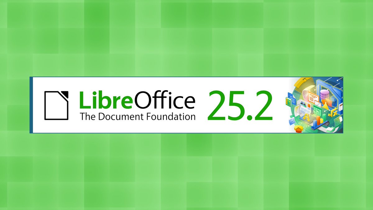 LibreOffice's tweet image. New update – #LibreOffice 25.2.5 is now available: blog.documentfoundation.org/blog/2025/07/1…