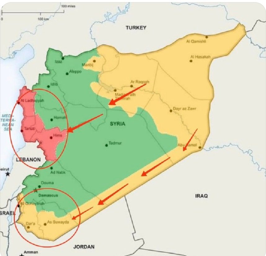 "Dürzi Ruhani Liderliği Süveyda’yı ‘felaket bölgesi’ ilan etti: Kürt bölgeleri ile aramızdaki koridoru açın."
Bu koridor soykırım tehditi aktında olan Dürziler, Aleviler, Kürtler, Ermeniler, Süryaniler için zaruridir. Daha büyük soykırımların yaşanmaması için ÎŞÎD uzantısı Suriye